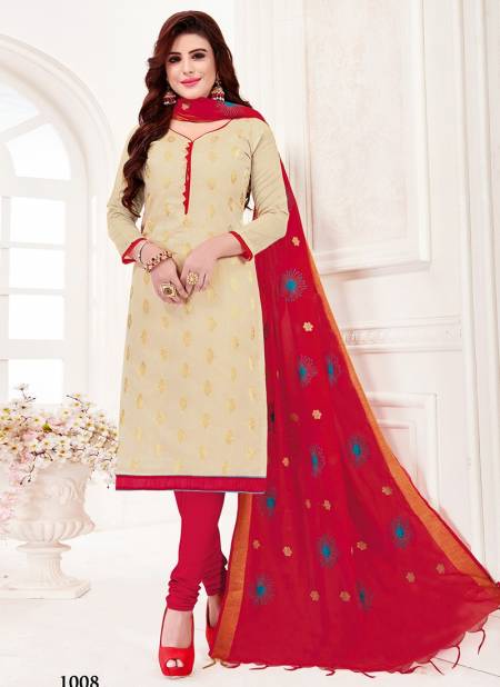 Peach Colour Bindiya Rahul NX New Latest Ethnic Wear Jacquard Salwar Suit Collection 1008